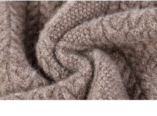 Men Thick Large Sweaters Buttons Casual V-Neck Sweaters Knitted Cardigan Solid Jumpers4