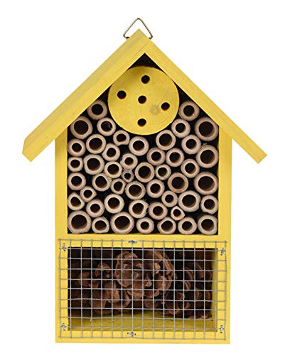 made2trade Robustes Insektenhotel aus Naturholz - 15x8x20cm – Bild 3