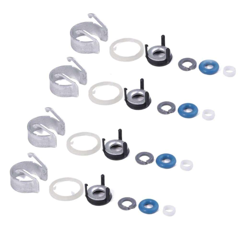 Fuel Injector Seal Kit 4pcs Compatible with A4 Q5 CC 1.8 2.0T 06H998907A 06J998907D 06J998907B