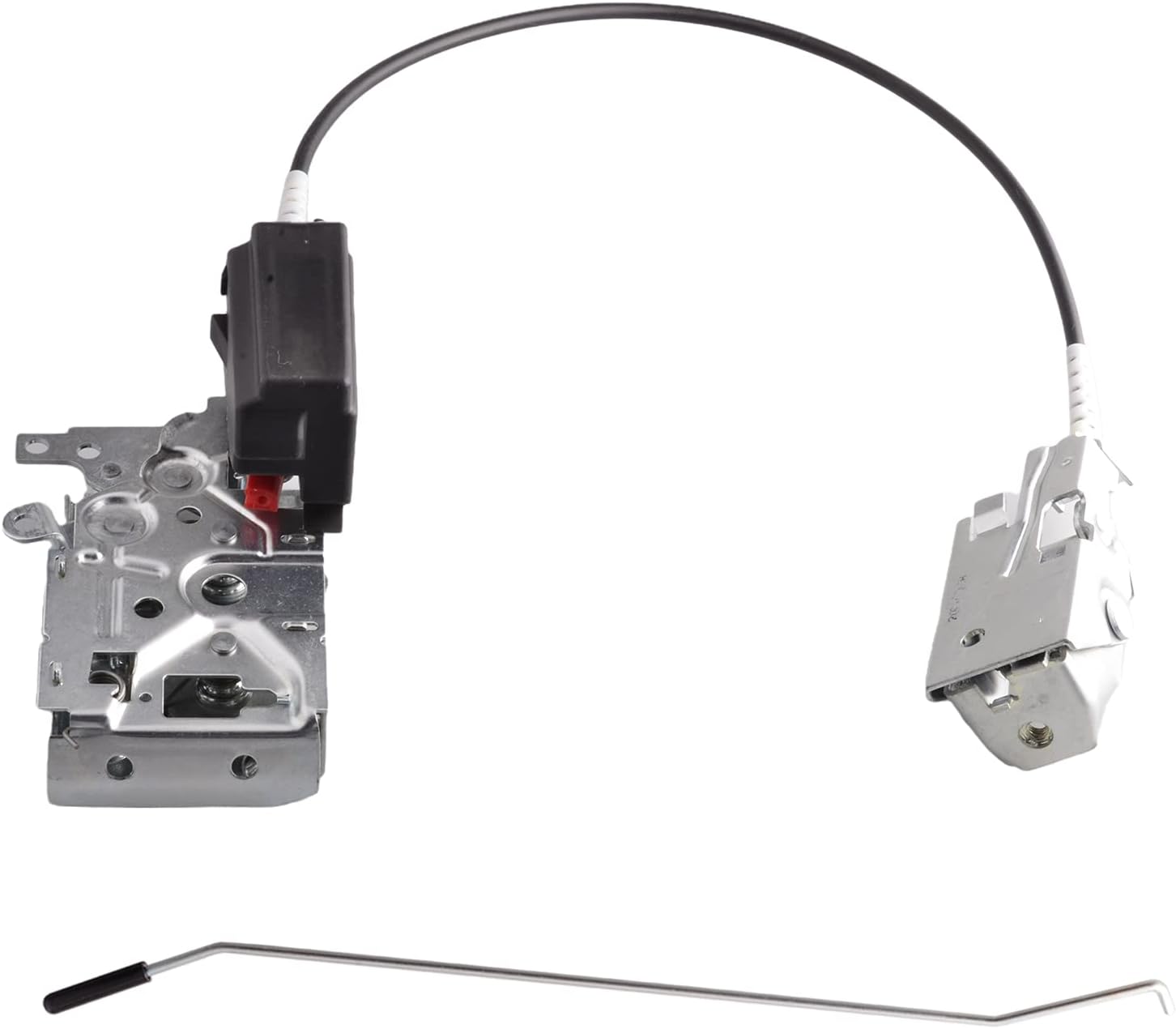 Driver Door Lock Latch w/Cable&Rod Kit compatible for Ford F150 F250 1992-96 F350 F450 1992-97 Front left Side Door replace Latch F4TZ15219A65A