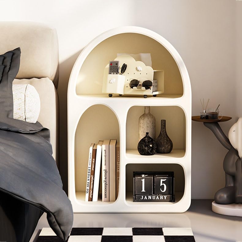 Amazon.com: GDSPD White Floating Shelf, Boho Nordic Style