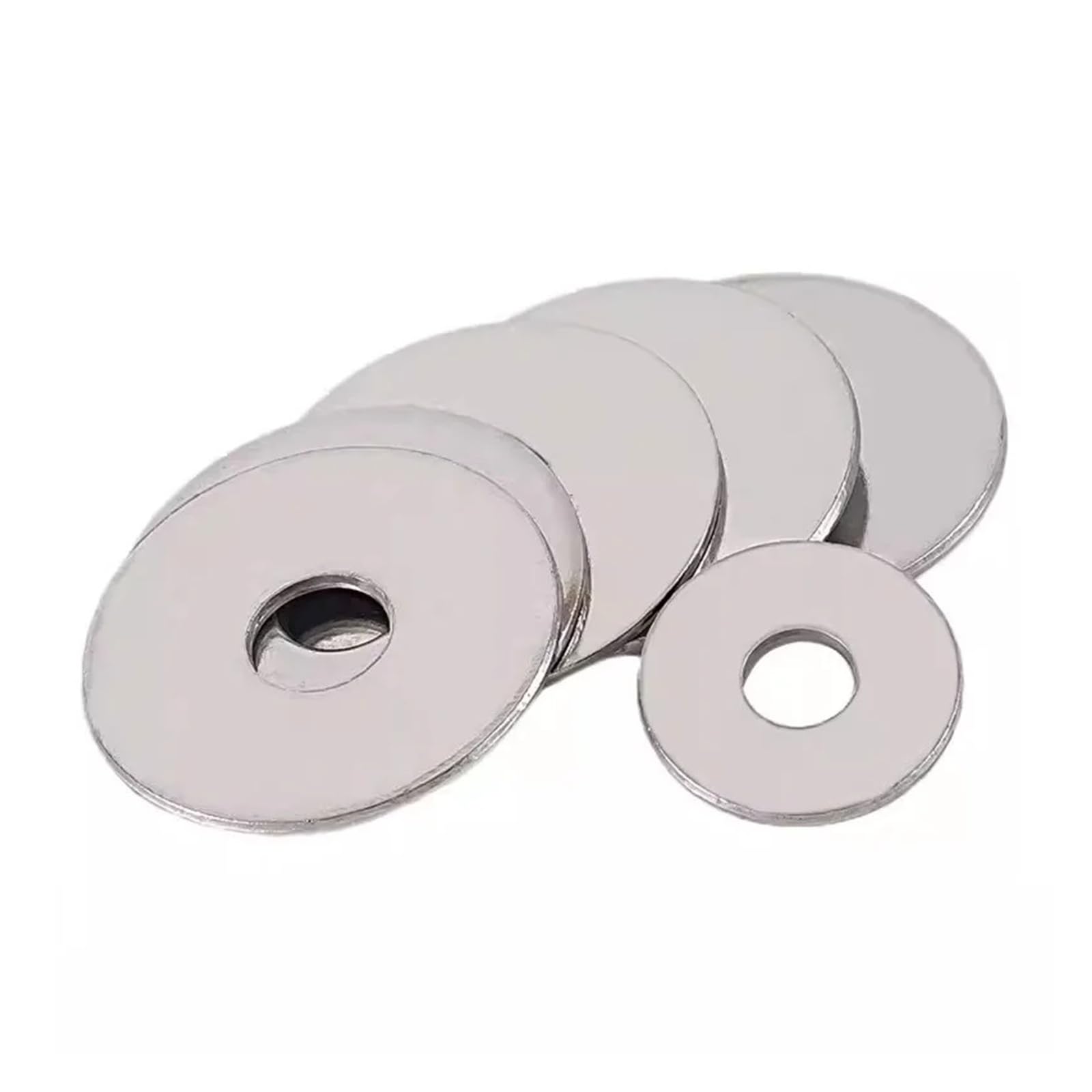 Rondelle piatte spesse di grandi dimensioni in acciaio inossidabile 304 GB96 M4 M5, guarnizioni semplici di grandi dimensioni(M5x12x1.2 100pcs)