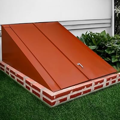 Steelway Angled Basement, Cellar Door (Knock-Down) (55" Width x 72" Length x 20" Height)