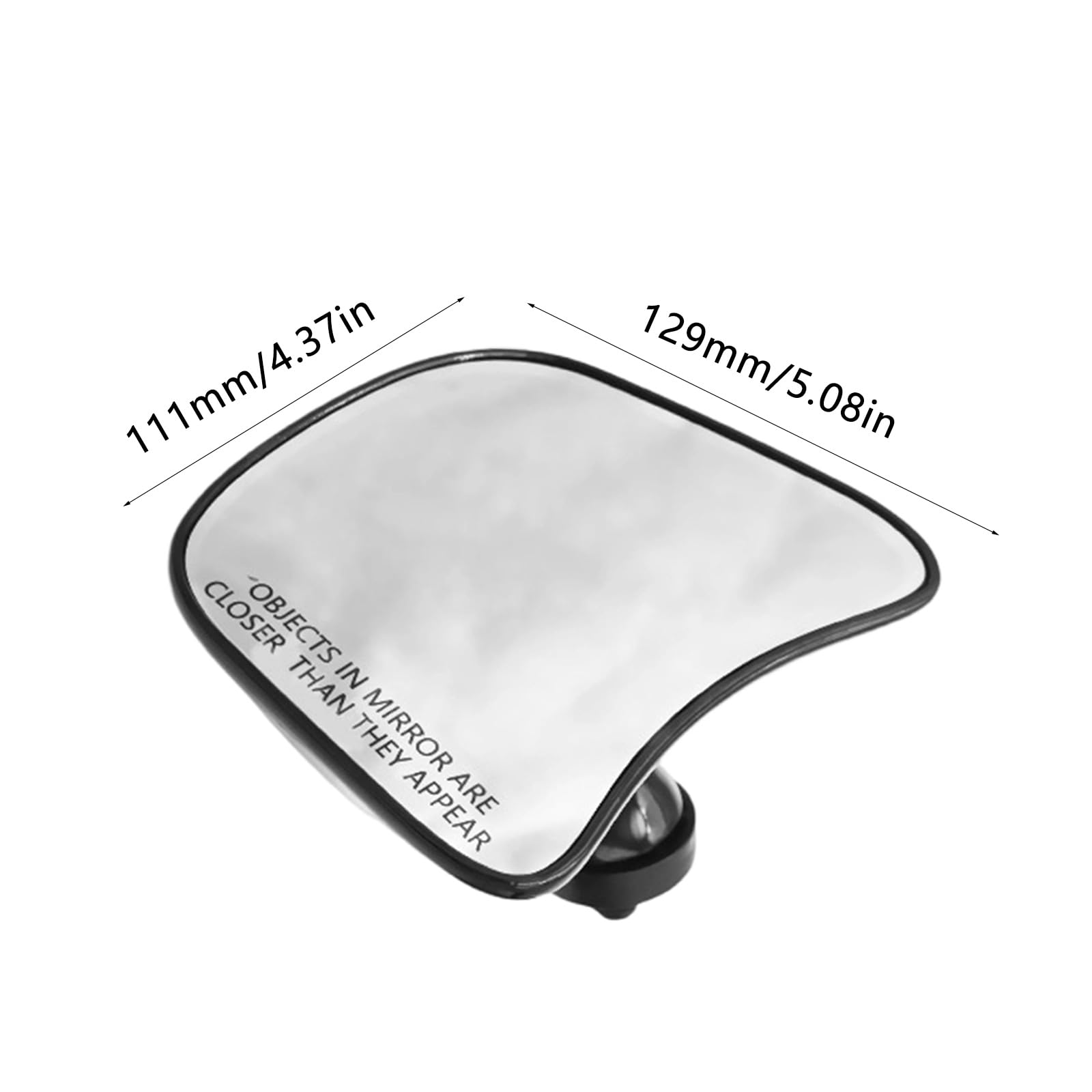 Verre anti-reflet pour rétroviseur de moto - Large champ de vision - Construction résistante aux chocs - Montage facile - Verre de rétroviseur de moto