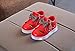 Egmy Toddler Kids Girls Baby LED Sport Baby Infant Bowknot Boots Shoes Crystal Luminous Shoes Fashion Party Sandals Red, 12-18 Months