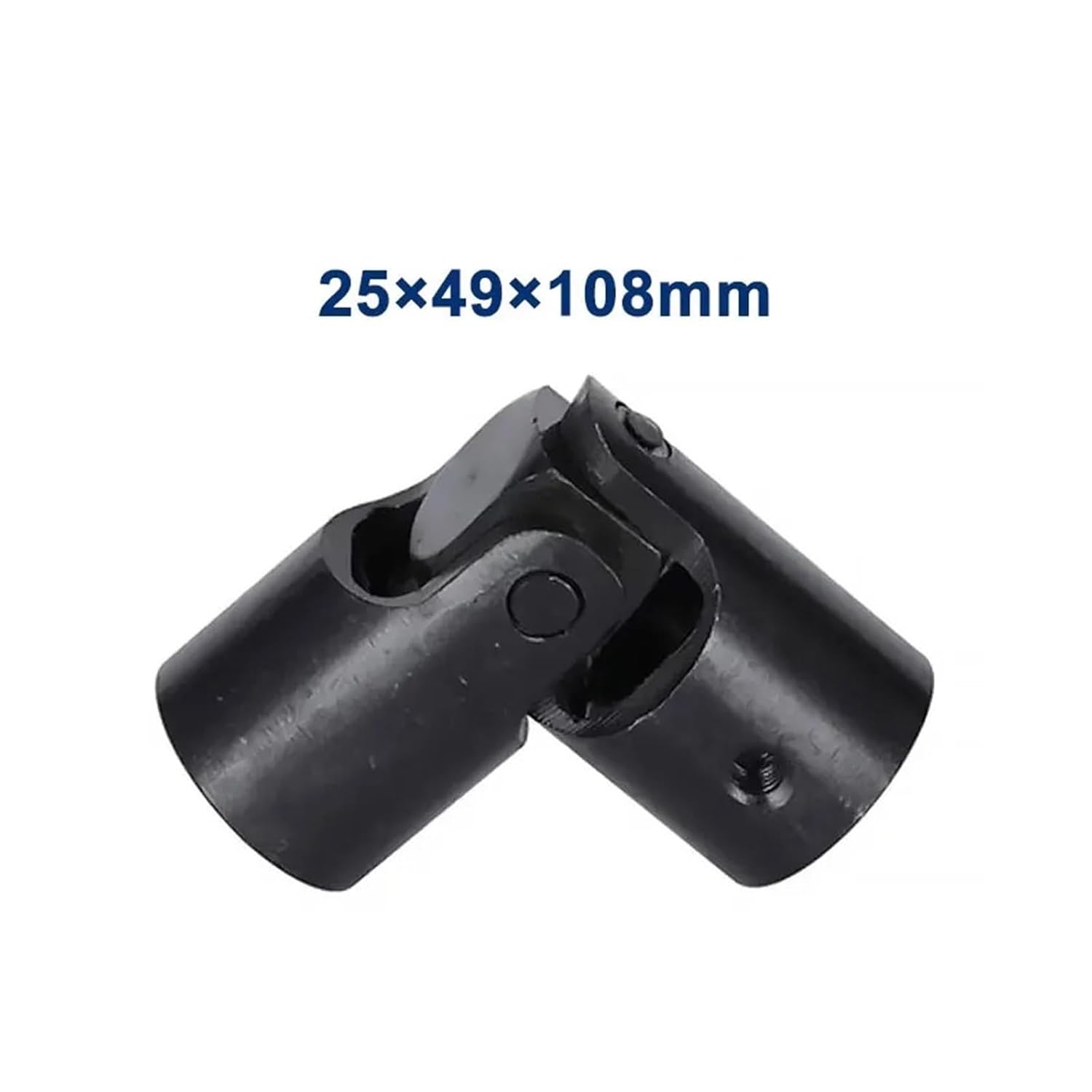 1pc Single Universal Joint Shaft Coupling Motor Connector DIY Steering U-Joint 25x49x108mm keyway8mm Shaft Joint for CNC Parts Joyful