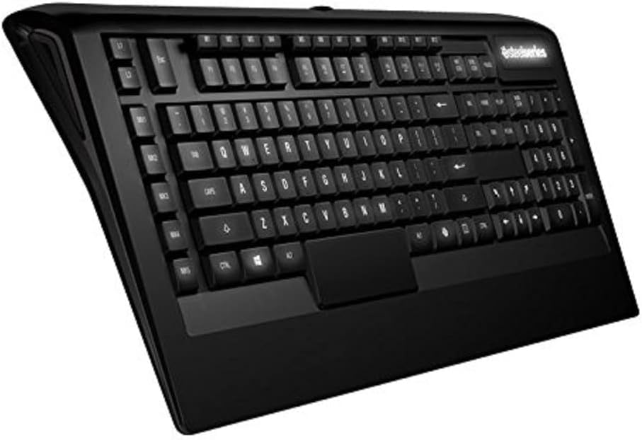 SteelSeries Apex 300 Gaming Keyboard, White LED Backlit