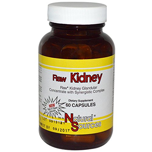 Raw Kidney Natural Sources, Inc. 60 Caps Raw Kidney Natural Sources, Inc. 60 Caps
