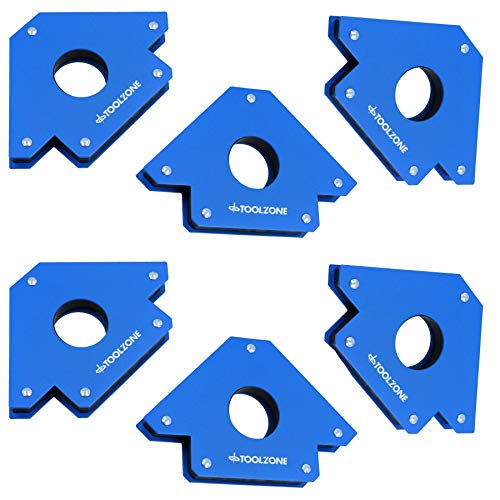 75lb Large Welding Welder Magnet Magnetic Holder Support 45 90 135 Angle 6pc