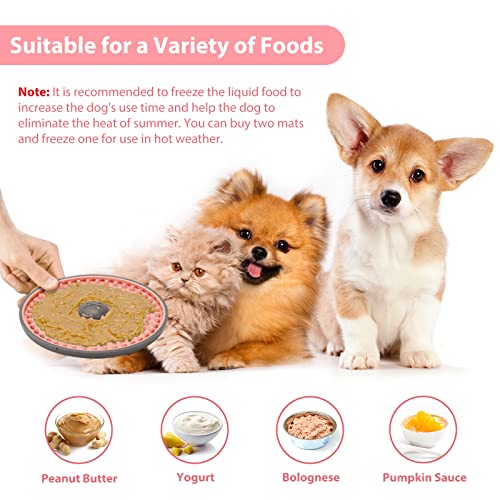 Lalolee Dog Lick Mat, Pink, for Crate Training and Reducing Anxiety, Made of Natural Rubber, Promotes Healthy Feeding and Oral Hygiene by Lalolee - Image 4