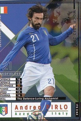 【新品タグ付き】アンドレア・ピルロ/イタリア代表/ホーム/2014W杯仕様 新品正規品2014ブラジルW杯イタリア代表 ピルロ 選手支給品M
