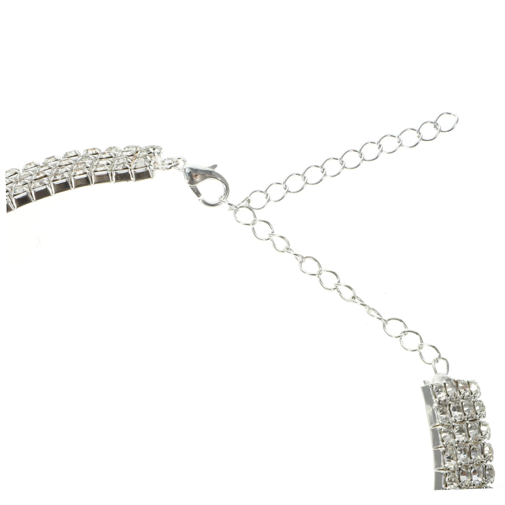 CALLARON Gargantilla De Aleación Para Mujer Traje De Plata Para Mujer Pendientes De Novia Pulsera