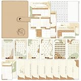 BIROYAL Geld Sparen Challenge Buch mit 6 Sparchallenge - A6 Budget Planner Deutsch - Spar Challenge Budgetplaner mit 7 BudgetSheet, 7 Kategorien, 8 Hüllen, 1 Budgetübersicht & Bargeld Tracker