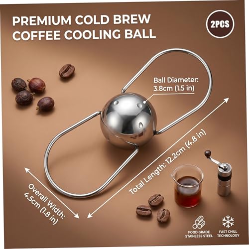 Bolas de enfriamiento de acero inoxidable para café de especialidad 5