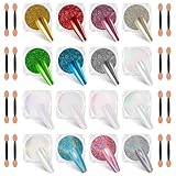 SIUSIO 16 Jars Chrome Nail Powder Nail Art Glitter Decoration Metallic Mirror Effect Holographic Aurora Pearl Mermaid White Pigment Powder Kit for Resin Craft Nail Art - Aurora Phantom
