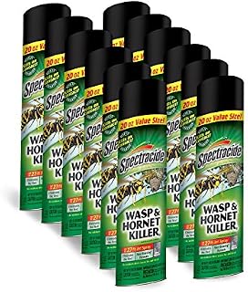 New Case (12) Spectracide Hg-95715 20oz Wasp Hornet Insect Spray Bug 6329650