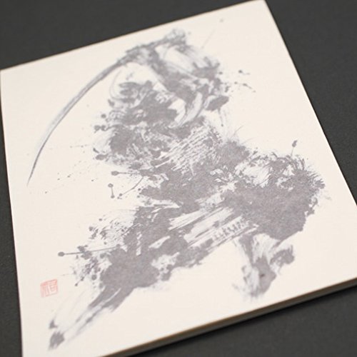 Amazon.co.jp: 西元祐貴 墨絵和紙ふせん 武者 : 文房具・オフィス用品