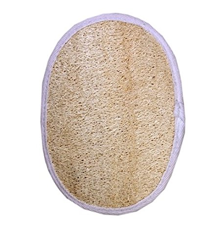 Natural Loofah Bath Sponge, Oval Shape, Pack of 2-image-42
