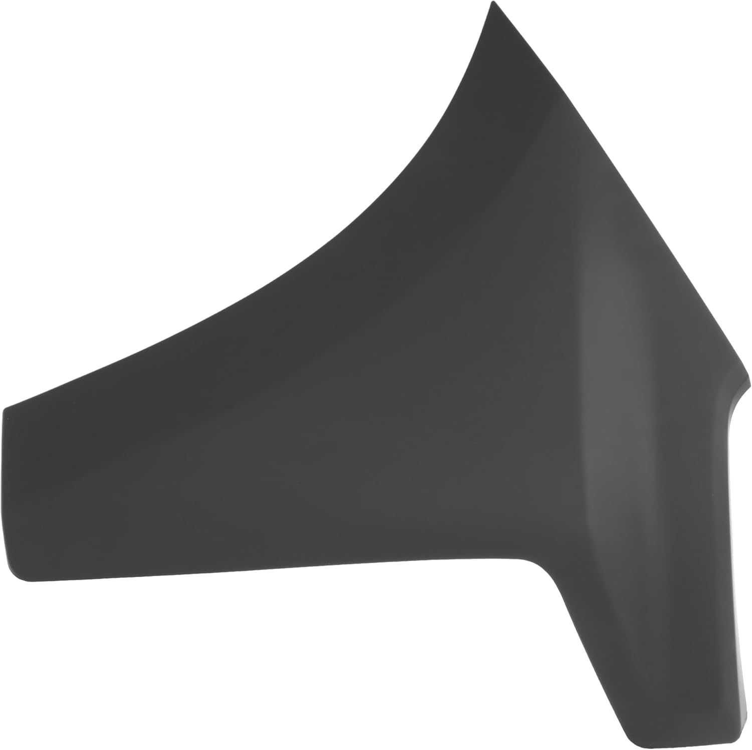 ECOTRIC Front Bumper End Cap Compatible with 2019-2022 Chevrolet Silverado 1500 LTD Replacement for 84658018 GM1017110 Plastic Painted Matte Black (Right Side)
