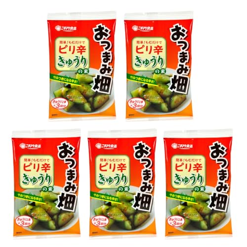 おつまみ畑 漬物の素 (ピリ辛きゅうりの素 36g（12g×3袋）×5袋セット)のサムネイル