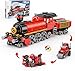 Produktbild QLT QIAOLETONG Zug STEM Creator 3 in1 Zug/Motorrad/Straßenwalze Bauspielzeug Bausteine für Jungen und Mädchen 6-14 Klemmbausteine Ideas Zug(305PCS)