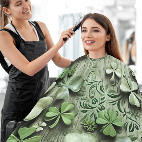 Capa de corte de cabello impermeable profesional MAOBLYR con cierre ajustable de broche para peluquería miniatura 7