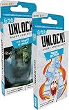 Space Cowboys - Unlock! Short Adventure - Panique en Cuisine + A la Poursuite de Cabrakan - Jeu Escape Game Adulte - Jeux de Cartes - Enfant à partir de 10 Ans - Version Française