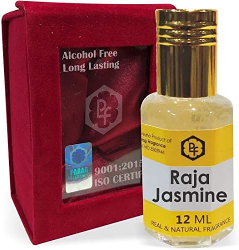 Parag Fragrances Raja Jasmine Attar 12ml With Precious Gift Pack|Best Attar For Man|Long Lasting Attar|Ittar|Attar|Perfume|Fragrance Oil|Gift For Man Also Available in 25ml/100ml/500ml