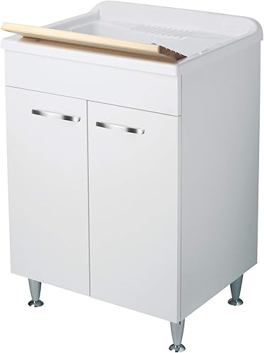 Negrari Classica Waschbecken montiert alle Maße weiß Holz Wanne aus Polypropylen