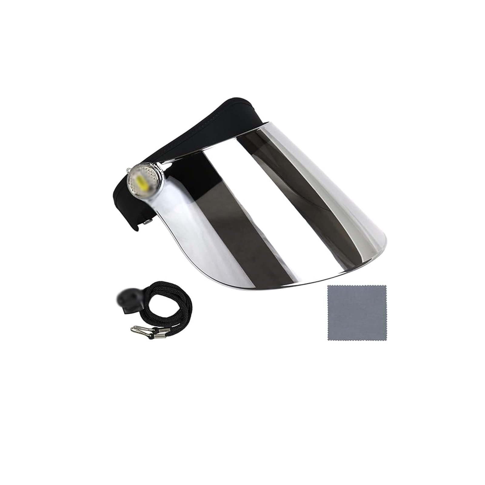 THE WHITE SHOP Visor Hat, Cap Protection Premium Adjustable Solar Headband Face Shield Coozyland Sun Visor Golf Visors for Men (Color:Blank)