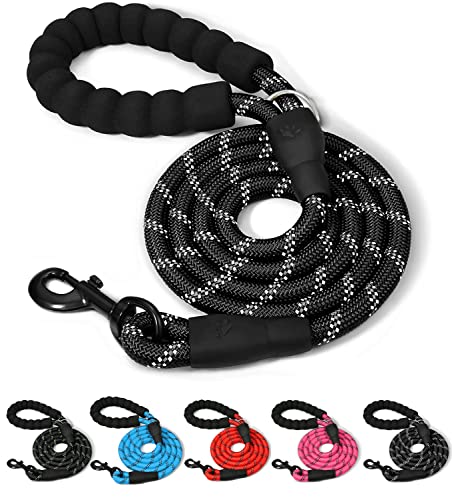 ARTISTRY 5 FT Dog Lead for Large Medium and Small Dogs | 150 cm Highly Reflective Dog Leash with Comfortable handle | Multi Colors Soft Padded Dog Leads Perfect for Indoor & Outdoor Use