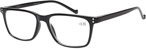 Miniatura 10 de JOSCHOO Paquete de 5 lentes de lectura para hombres y mujeres, bisagras de resorte, anteojos cómodos para leer (5Clours-2, 2.0)