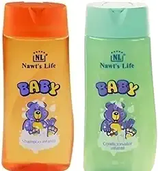 Kit Shampoo e Condicionador Infantil 250ml – Anti Piolho – Com Camomila, Aloe Vera, Algas Marinhas e Óleo de Amêndoas – Hidratação, Brilho e Cheirinho Suave para Crianças”