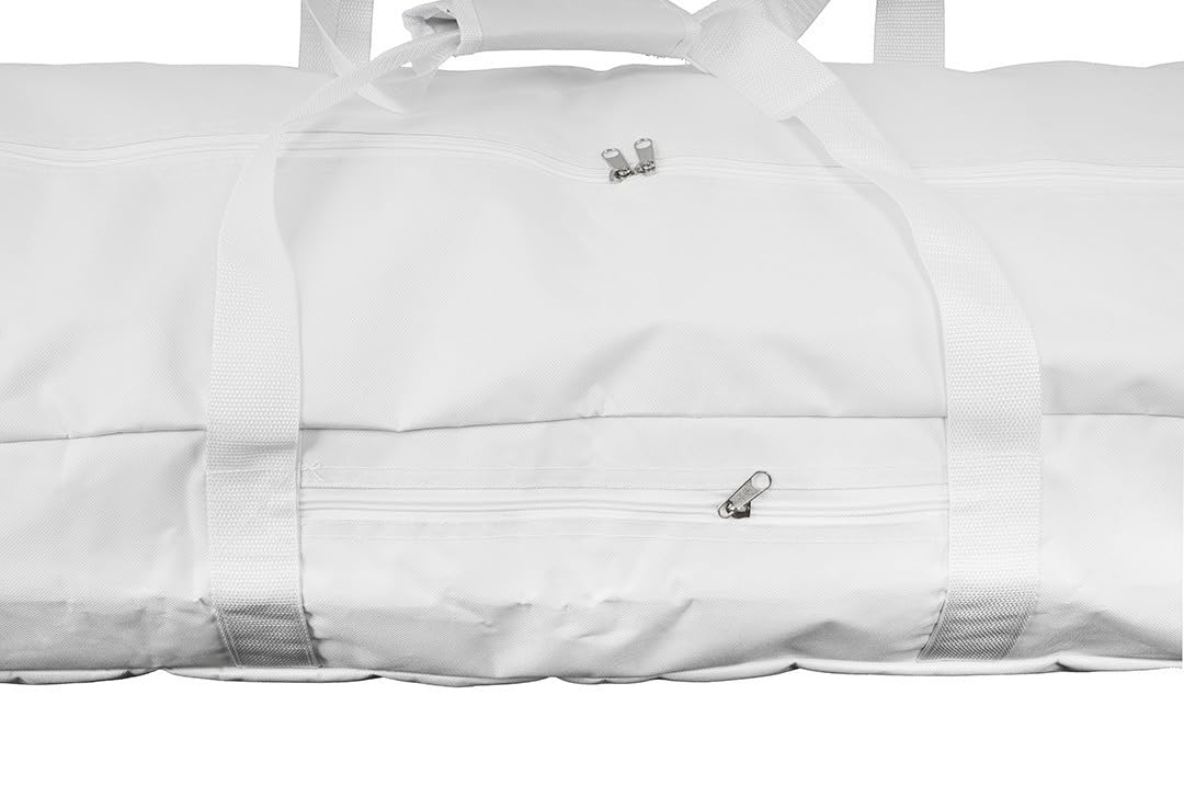 IVOL Torba snowboardowa biała 180 x 40 x 16 cm - wodoodporna biała torba snowboardowa