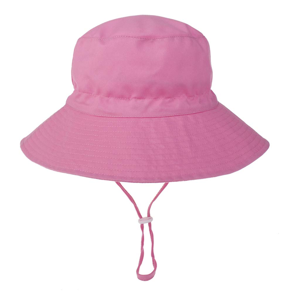 DRESHOW Baby Sun Hat Toddler Sun Protection Animal Cap Unisex Summer Bucket Hat with Chin Strap UPF 50+ — view 6