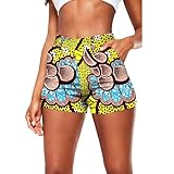 private afripride African Print Shorts Summer Fashion Casual Sexy Short Cotton Plus Size Slim Fit High Waist Ankara Dashiki 497 M