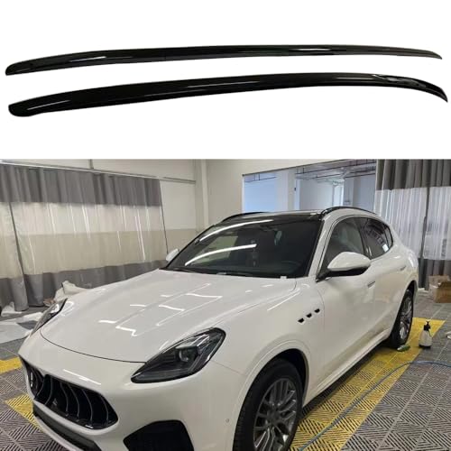 YHELI Fits for Maserati Grecale 2023-2024 Roof Rail Racks Cross Bars without Screw, black, nfbd38