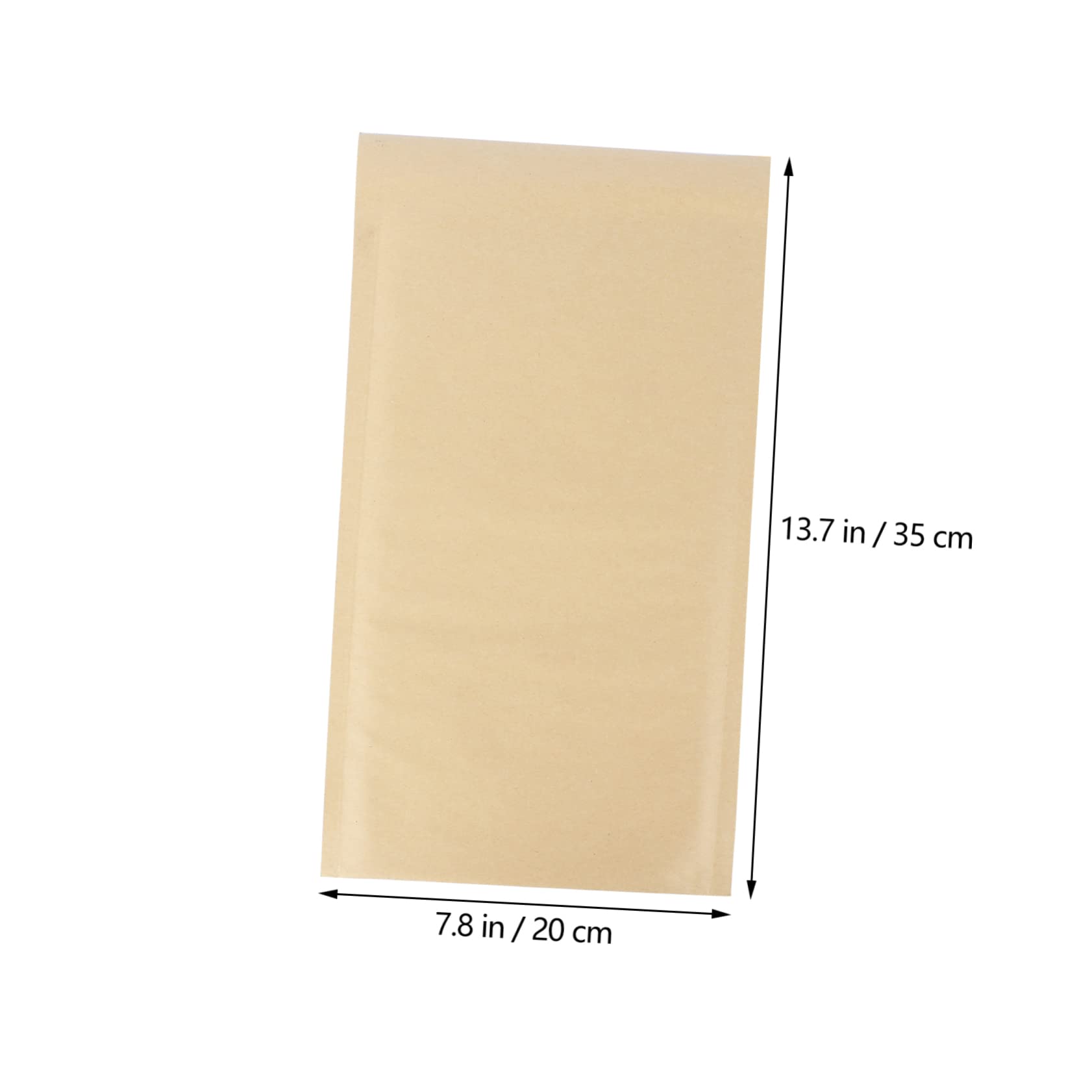 HOMSFOU Lot de 25 Enveloppes à Bulles Kraft Beige Protection Amortissante et Bords Renforcés, Paquet D'expédition Auto-adhésif en Plastique pour Colis Sécurisés