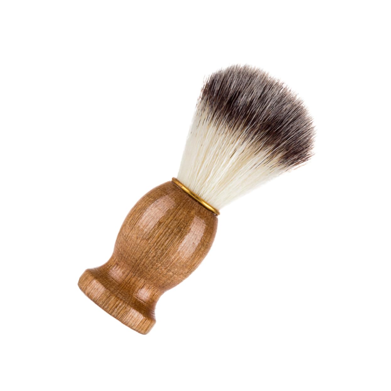 Gogogmee Shave Brush for Men Facial Hair Brush Men Barber Tools Brush Beard Beard Brush for Men Natural Wood Handle Wet Shaving