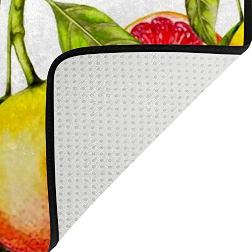 Tapis velours doux motif pamplemousse de haute qualité 63x48