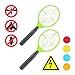 Produktbild Relaxdays 2 x elektrische Fliegenklatsche, ohne chemische Stoffe, Fliegentöter, gegen Fliegen, Mücken & Moskitos, Fly Swatter, grün