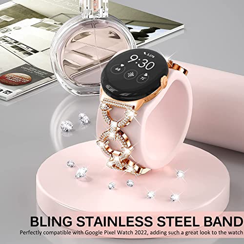 Miimall Bling Strap for Google Pixel Watch 3 41mm/Pixel Watch 2/1 - Image 2