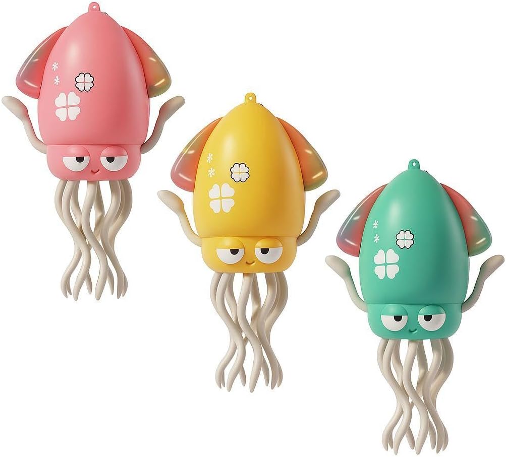 JUNIORE Dancing Octopus Squid Baby Toy – Electric Musical Crawling Tummy Time Toy with LED Lights, Interactive Sensory Learning for Kids, Boys, Girls, Birthday Gift, Christmas Stocking Stuffer