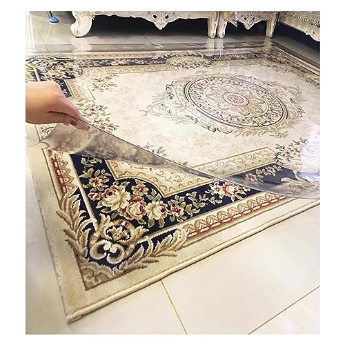 Tapis de sol en vinyle transparent pour chaise de bureau et cuisine - 3