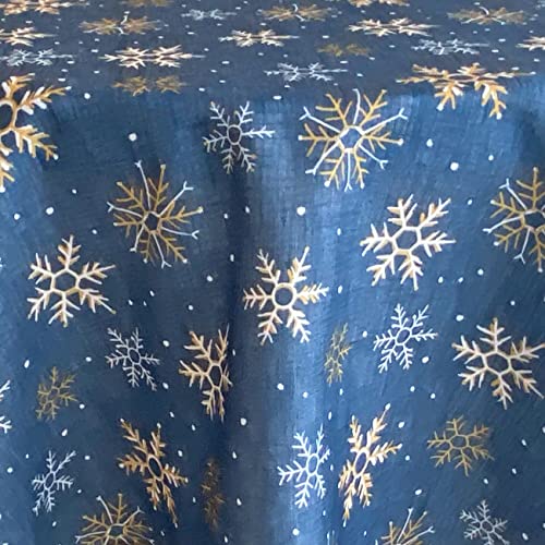 Servilletas de Tela Lintex Azul Snowflake 4 unid. miniatura 3