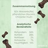 FRESCO Dog Martin Rütter Trainingsknöchelchen Wasserbüffel 1kg | Hundeleckerli getreidefrei & zuckerfrei mit 92% Frischfleisch | Geruchs- & fettarm | Gesunde Hunde Leckerlis fürs Hundetraining