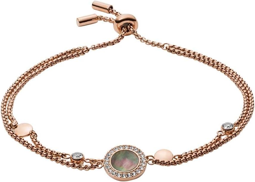 Fossil Women's Val Gray Mother-Of-Pearl Bracelet, JF02951791