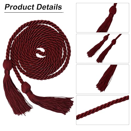Image of GraduationMall Graduation Honor Cord 68 inch Maroon