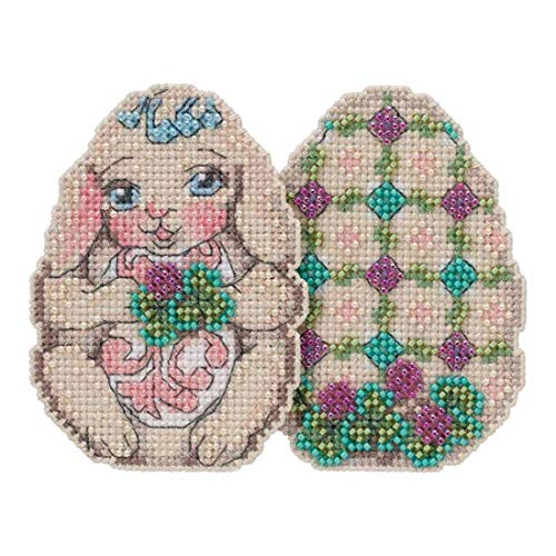 Kit ornement de Pâques Bunny Egg Mill Hill cadeau broderie Jim Shore