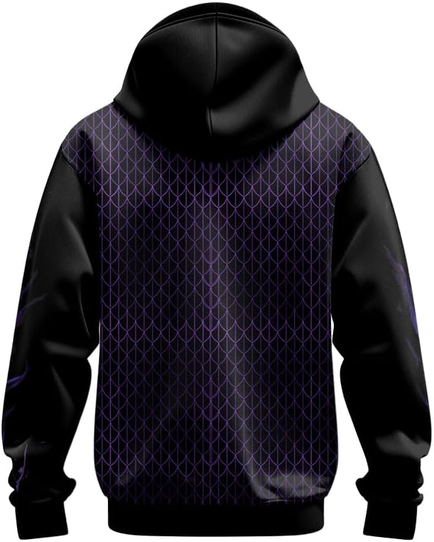 Dragon Unisex Hoodies AOP Men's Pullover Hooded Sweatshirt with Pocket